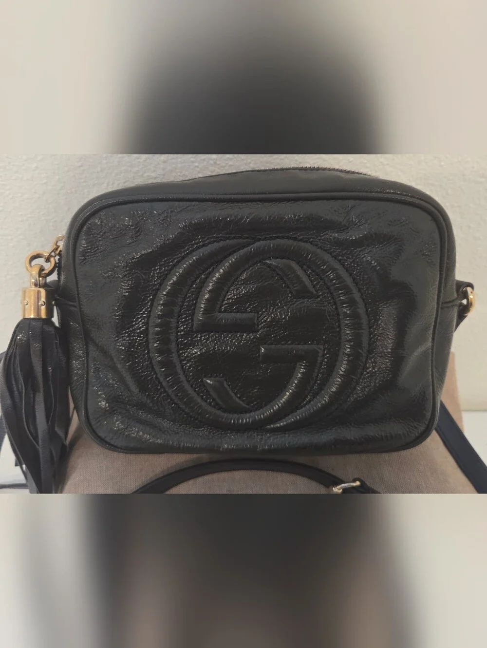 Gucci Soho Disco Patent Leather Crossbody Bag